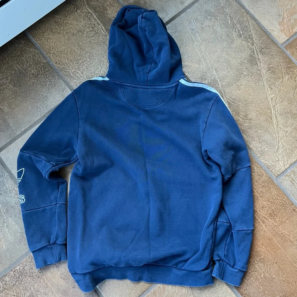 Adidas Men’s Navy Hoodie - Picture 2 of 3
